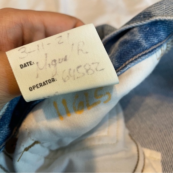 Citizens of Humanity Sample Jeans Milo Button Fly Straight Leg sz 27 sz 30 - Picture 12 of 16